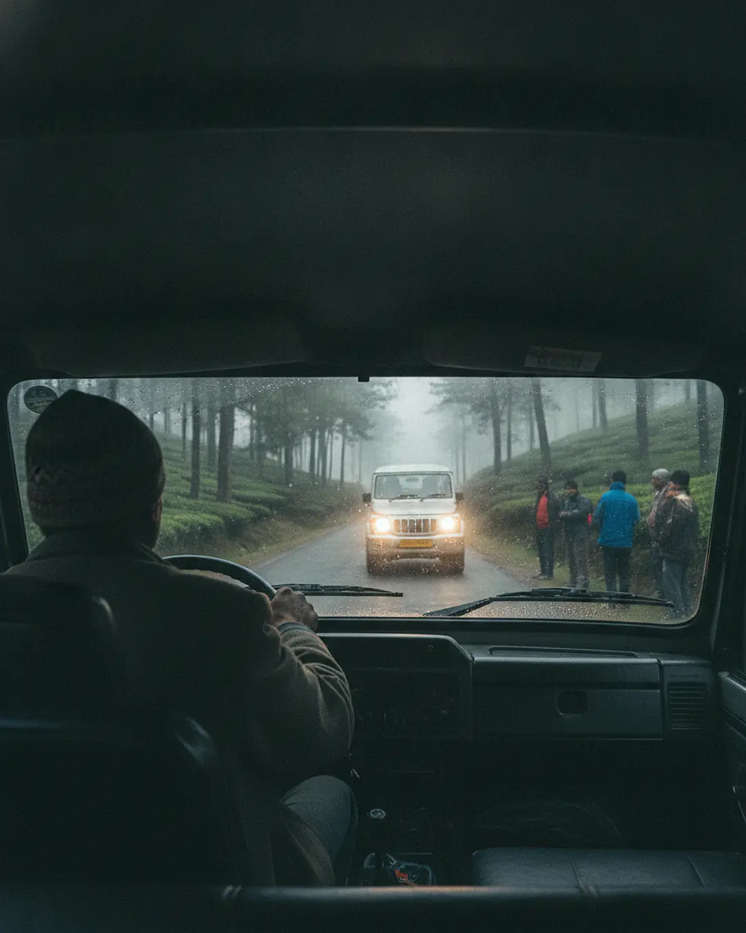 Hero: driver at the wheel